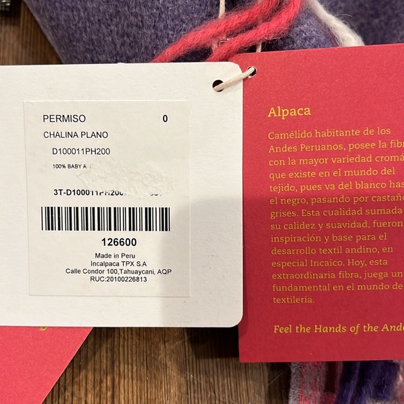 KUNA 100%Alpaca from Peru scarf - Picture 8 of 10